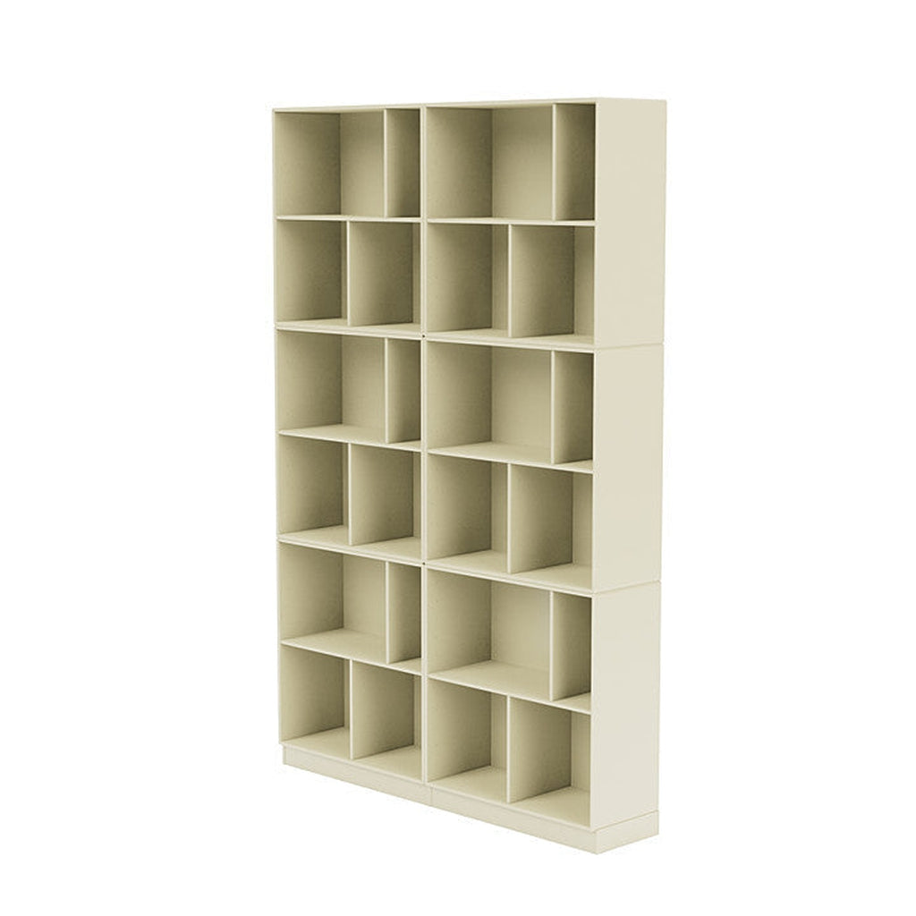 Montana Read Spacious Bookshelf With 7 Cm Plinth, Vanilla White