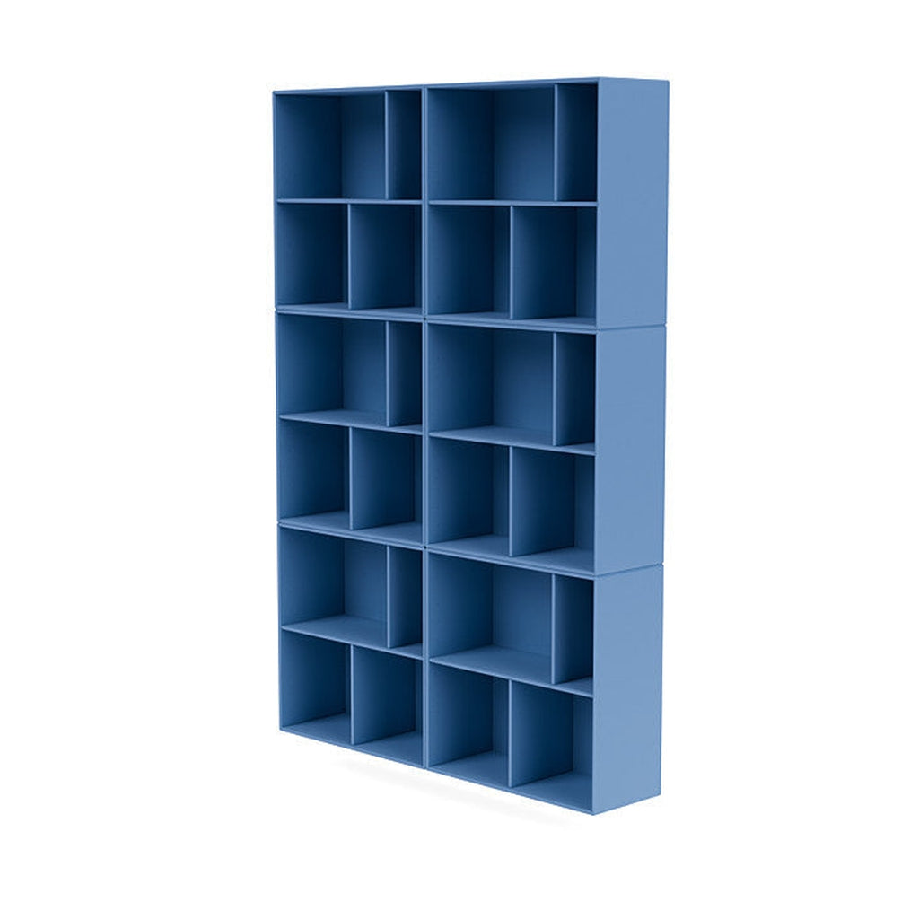 Montana Read Spacious Bookshelf With Suspension Rail, Azure Blue