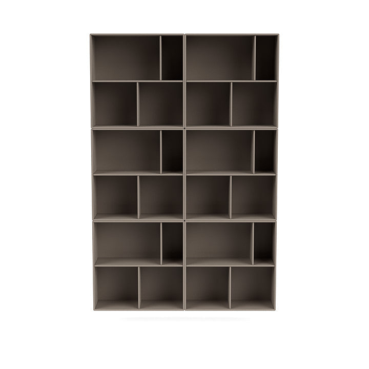 Montana Read Spacious Bookshelf With Suspension Rail, Truffle Grey