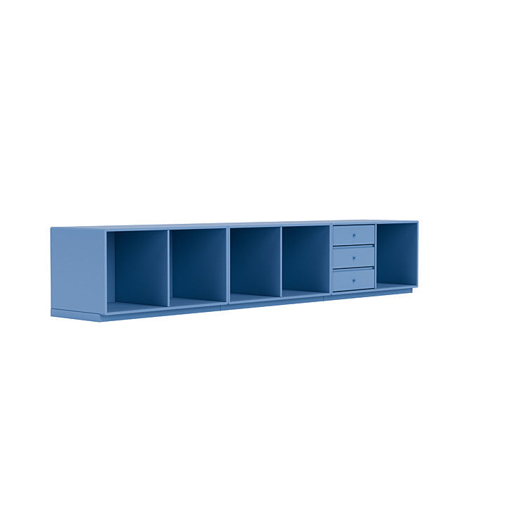 Montana Rest Bench s 3 cm soklu, Azure Blue