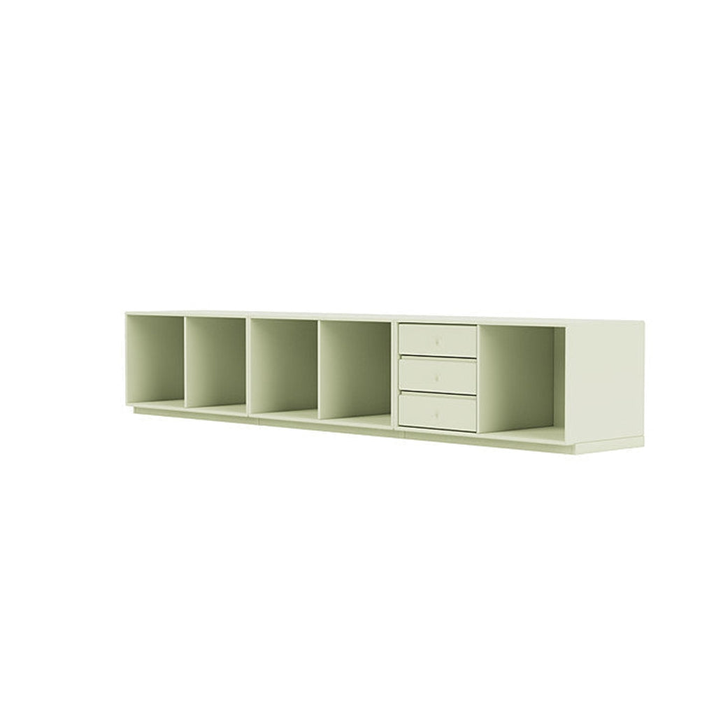 Montana Rest Bench s 3 cm soklem, Pomelo Green