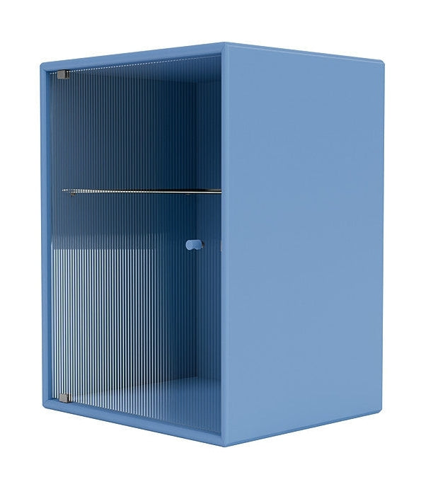 Montana Ripple Bathroom Cabinet, Azure Blue