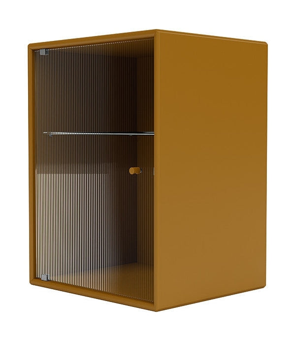 Montana Ripple Bathroom Cabinet, Amber Yellow