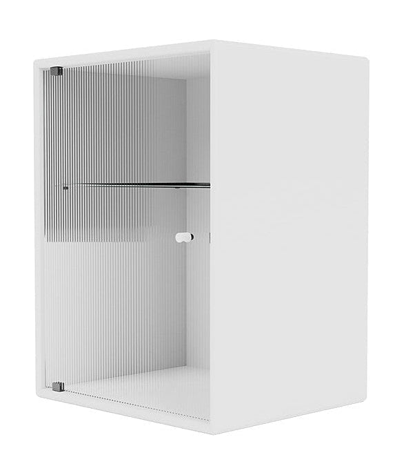 Montana Ripple Bathroom Cabinet, New White