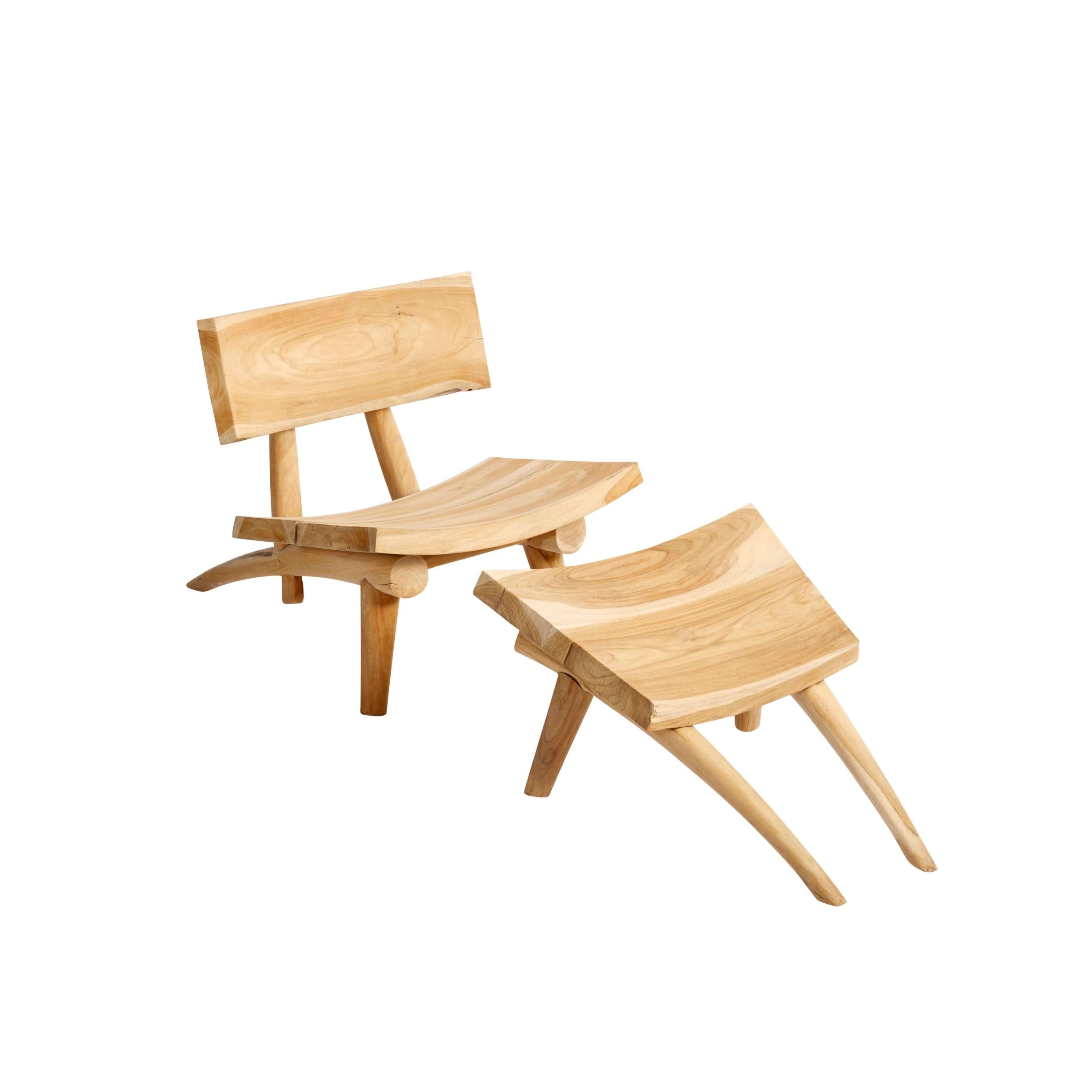 Muubs Dakota Chair Set Teak, 2 Piece
