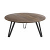 Muubs Space Coffee Table Smoked Oak, ø90cm
