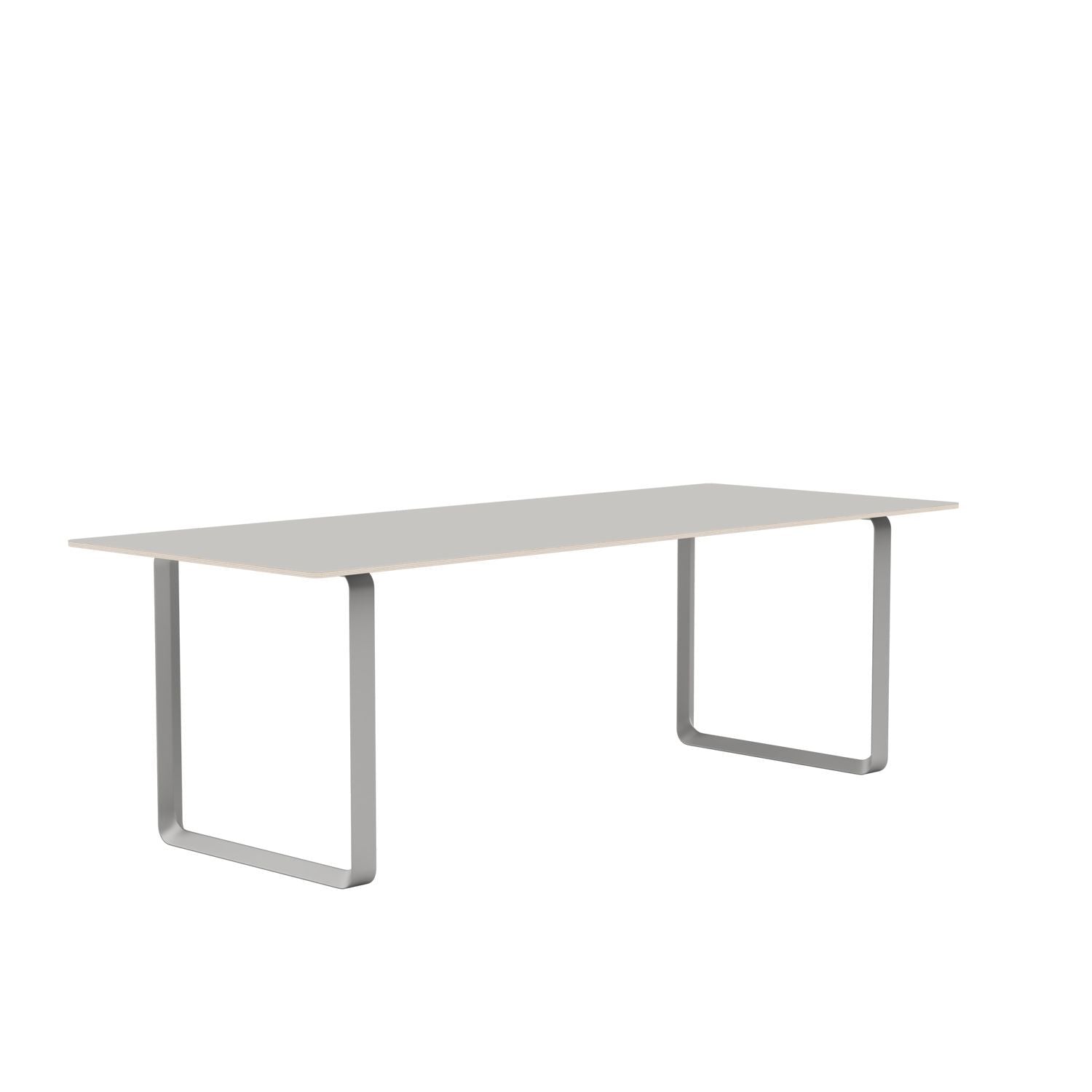 Tabulka MUUTO 70/70/225 x 90 cm/88,5 x 35,5 "Šedý nanolaminát/překližka/šedá