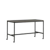 Muuto Base High Table M. Rolls 190x85x105 cm, černý laminát/černá překližka