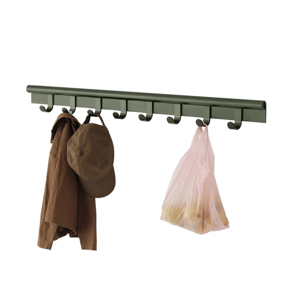 MUUTO COIL CLASS RACK 100 cm, tmavě zelená