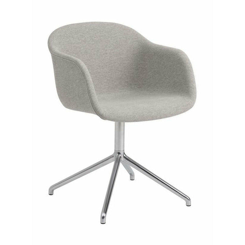 Muuto Fiber Armchair Swivel Base, Black Steel/Clay 1