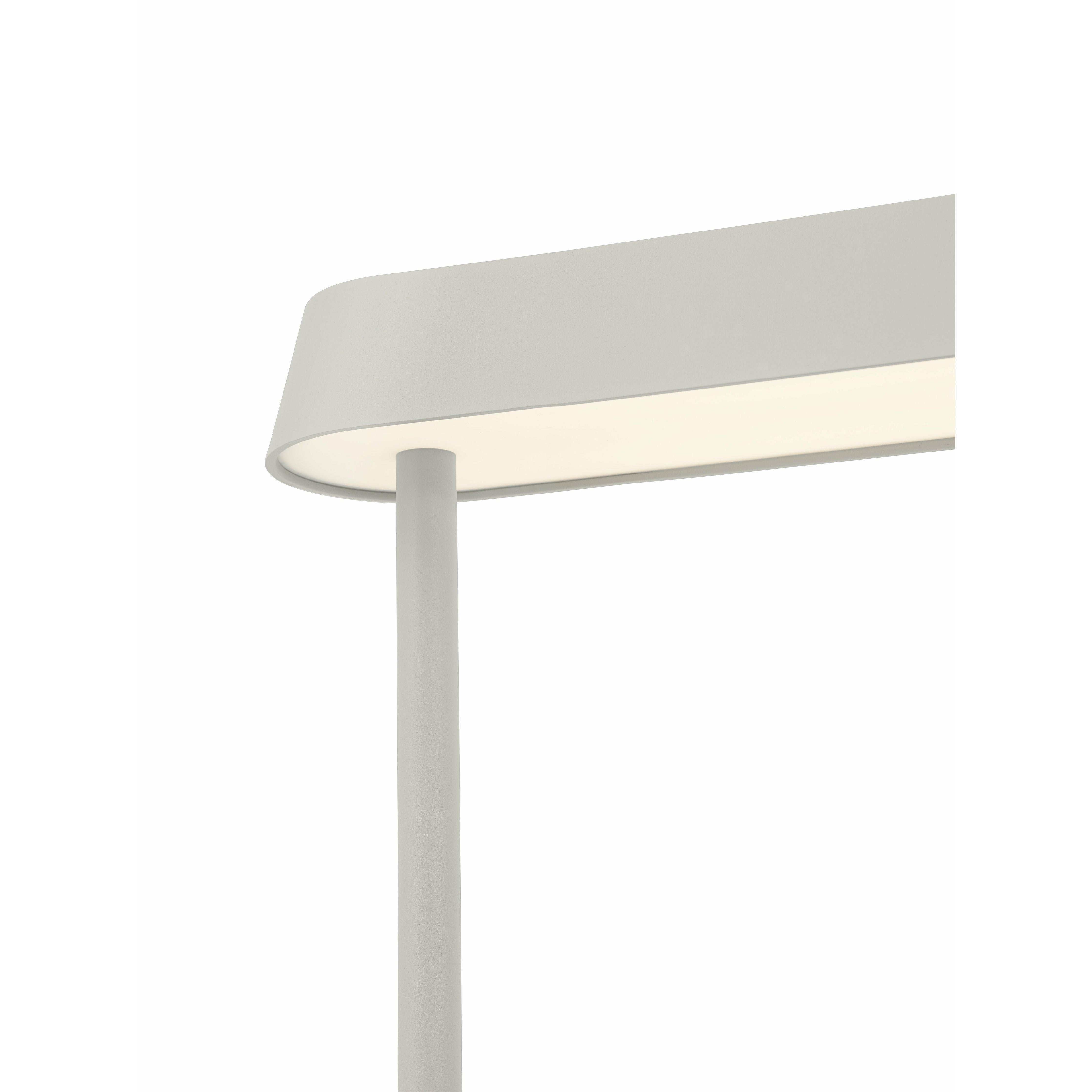 Lineární namontovaná lampa Muuto 209x71 cm, šedá