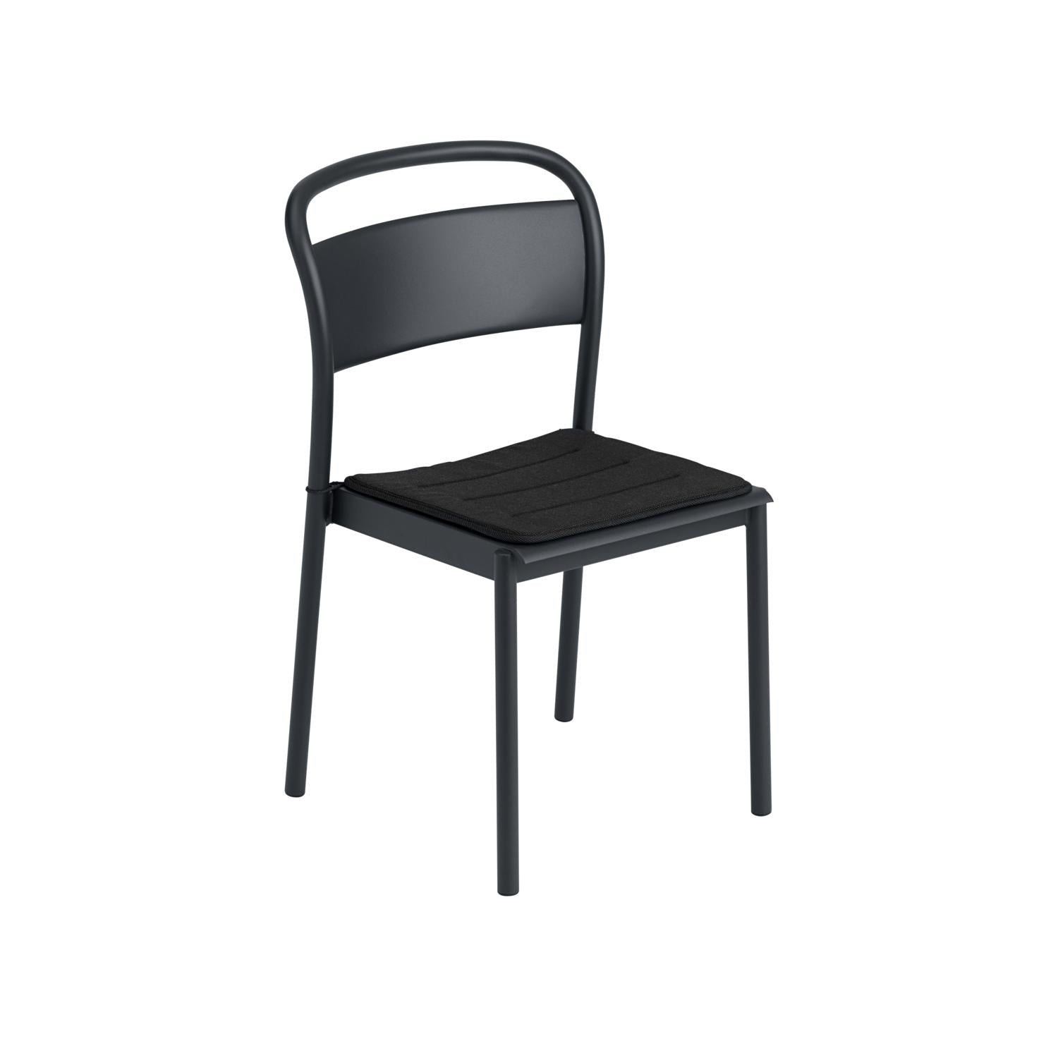 Muuto Linear Steel Side Chair, Black