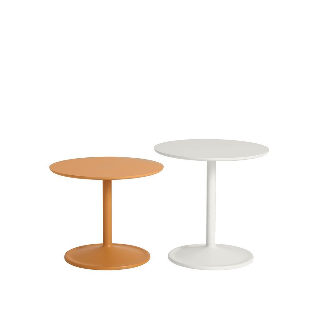 Měkký boční stůl Muuto Øx H 48x40 cm, oranžový