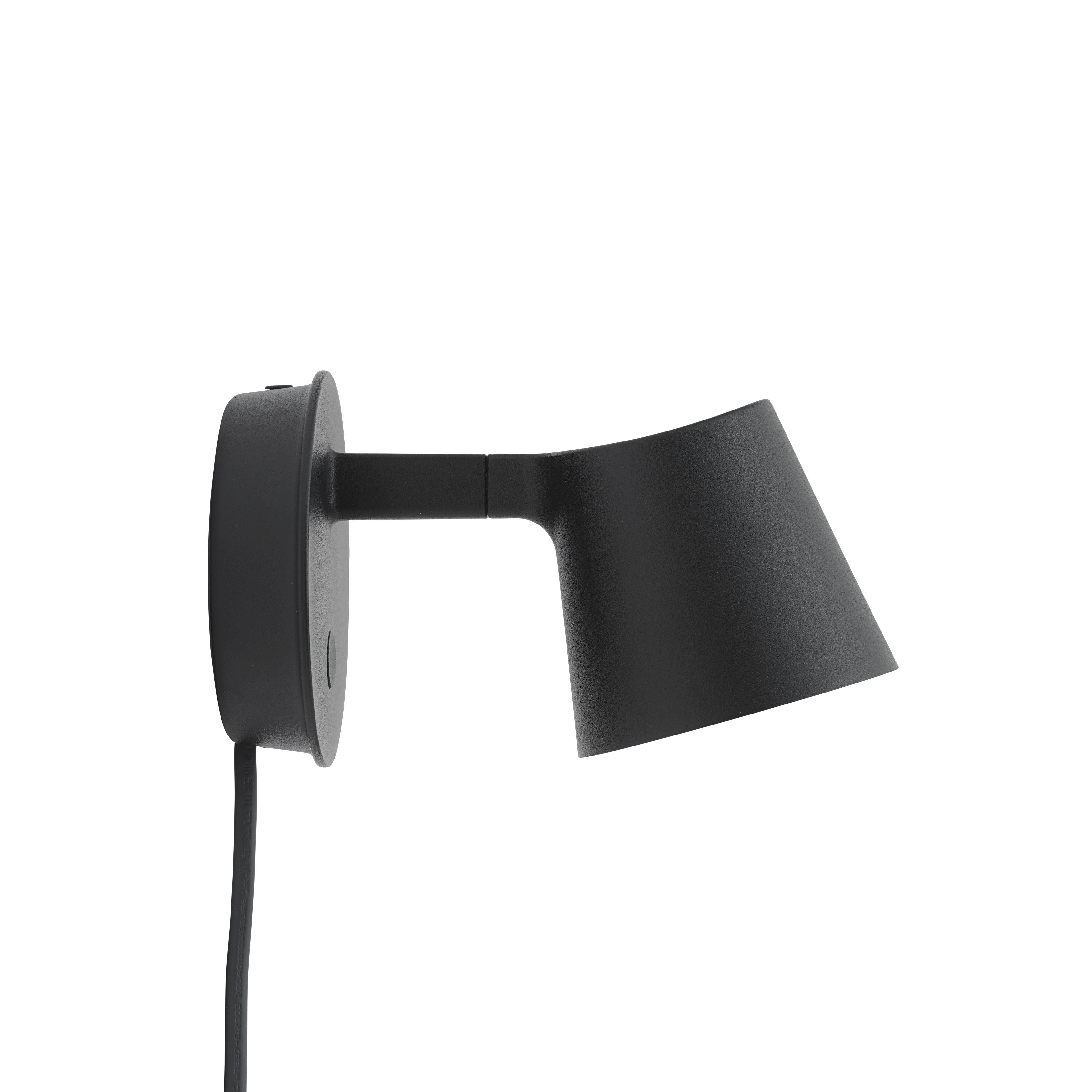 Nástěnná lampa LED mauto, černá