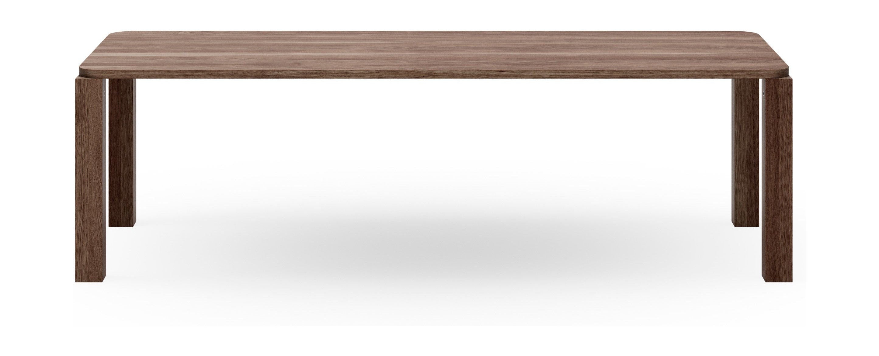 Nová práce Atlas Jídelní stůl Fumed Oak, 250x95 Cm