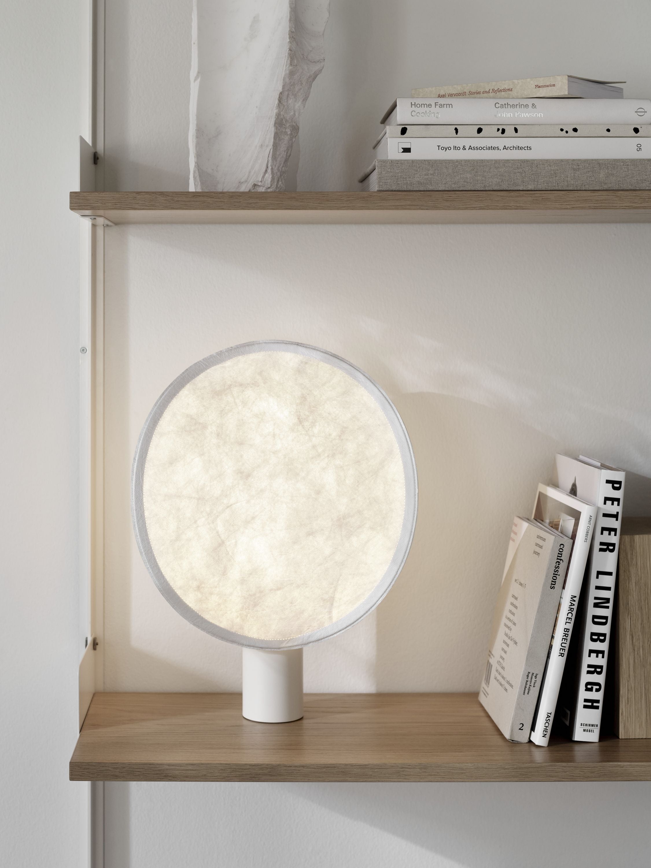 Nová díla napjatá přenosná stolní lampa, bílá