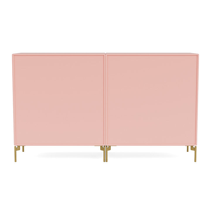 Montana Pair Classic Sideboard With Legs, Ruby/Brass