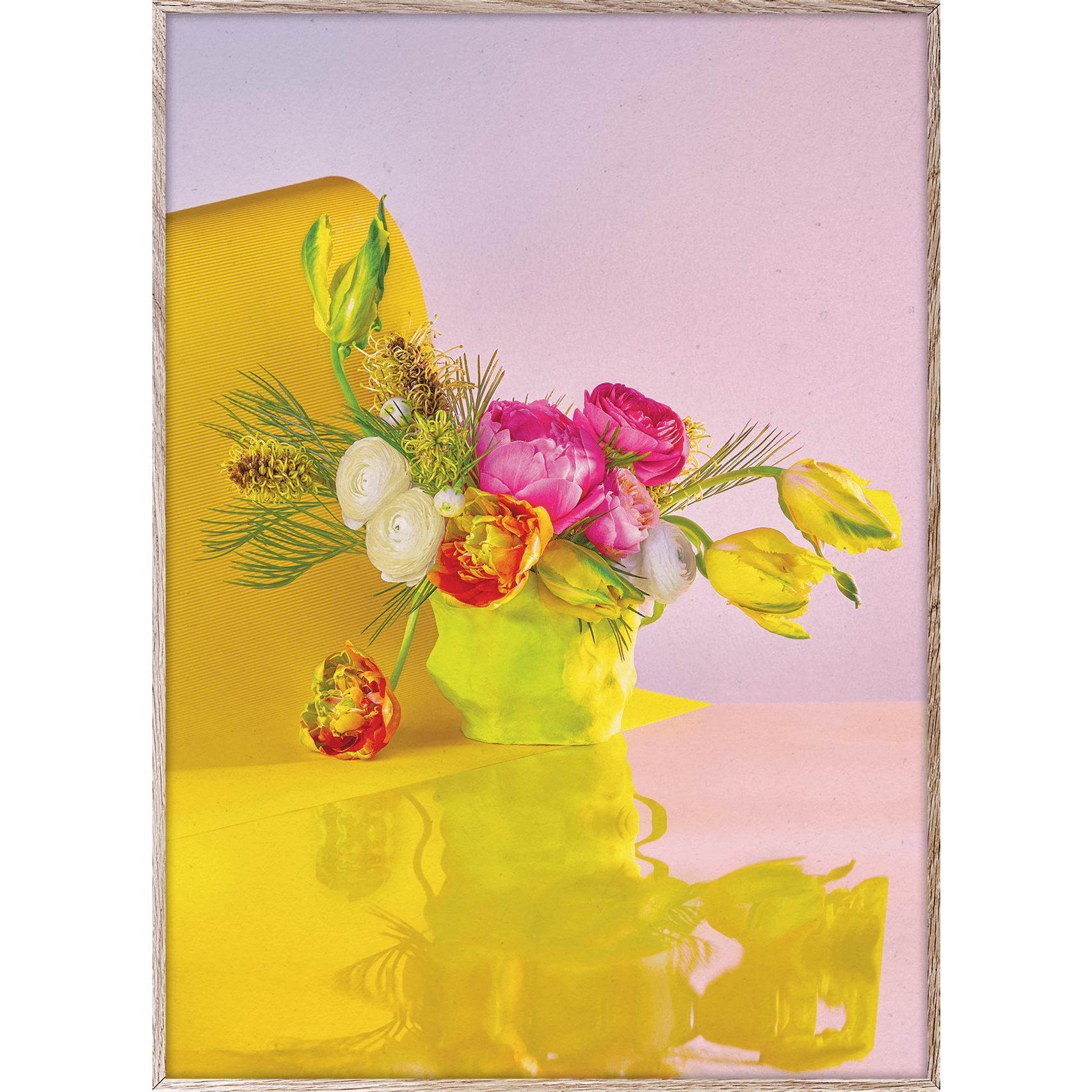Paper Collective Bloom 03 plakát 30x40 cm, žlutá