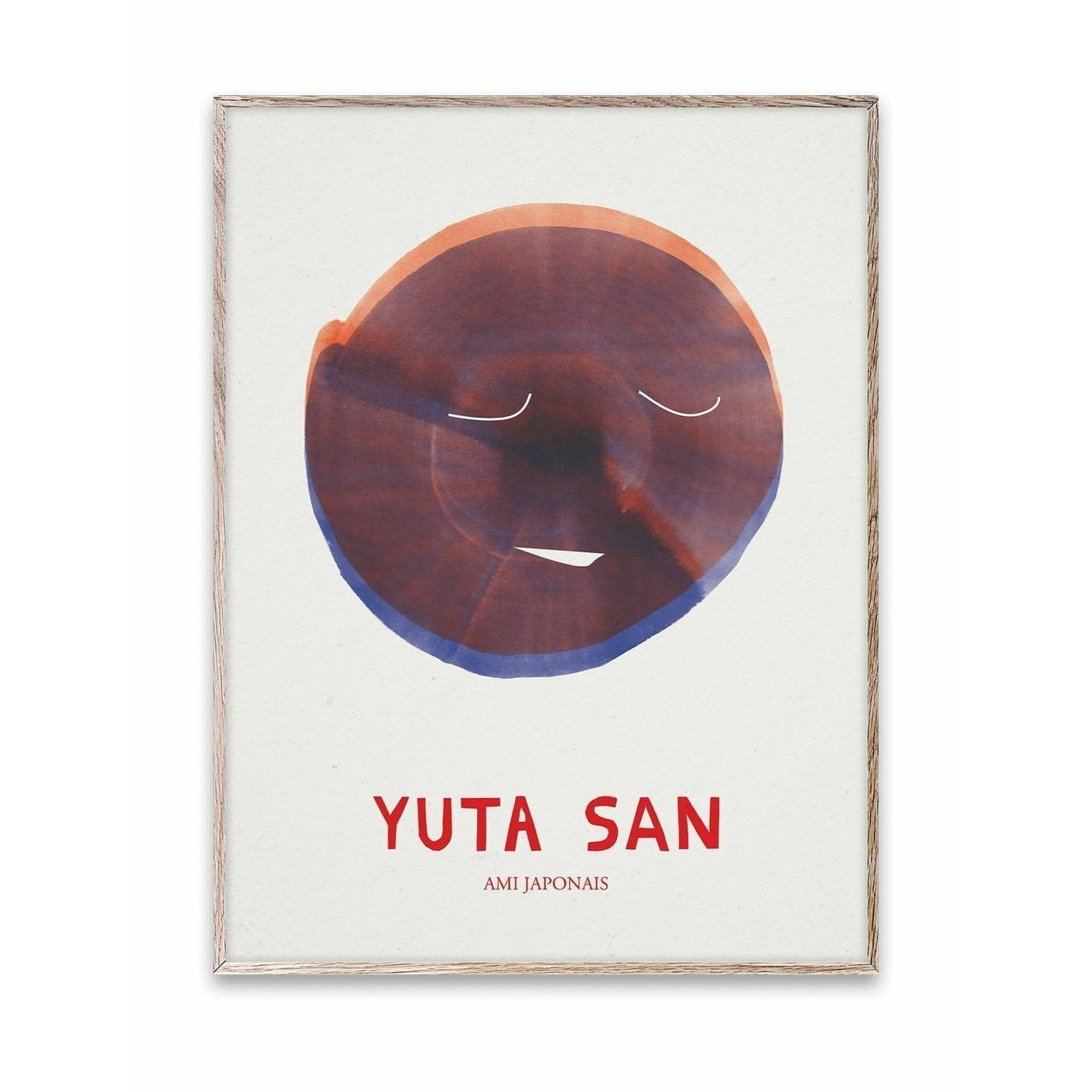 Papírový kolektivní plakát Yuta San, 30x40 cm