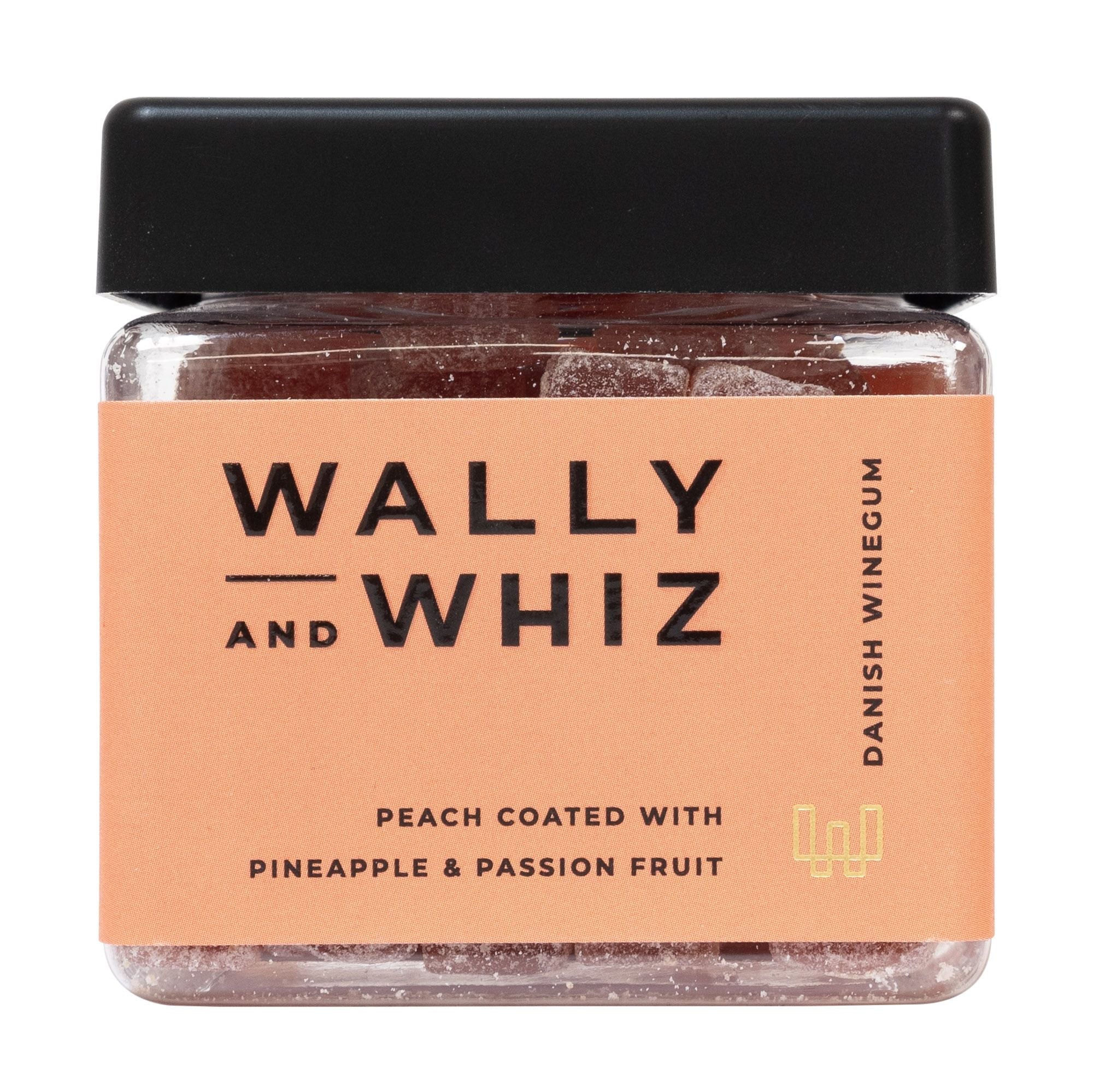 Wally a Whiz Summer Wine Gum Cube, broskev s ananasem a mučenským ovocem, 140 g