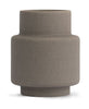 Ro Collection Hurricane Ceramic Vase Medium, Dark Stone