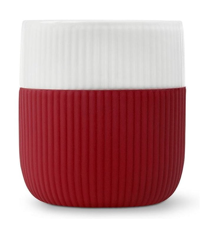 Royal Copenhagen Fluted Contrast Cup 33 CL, Crimson