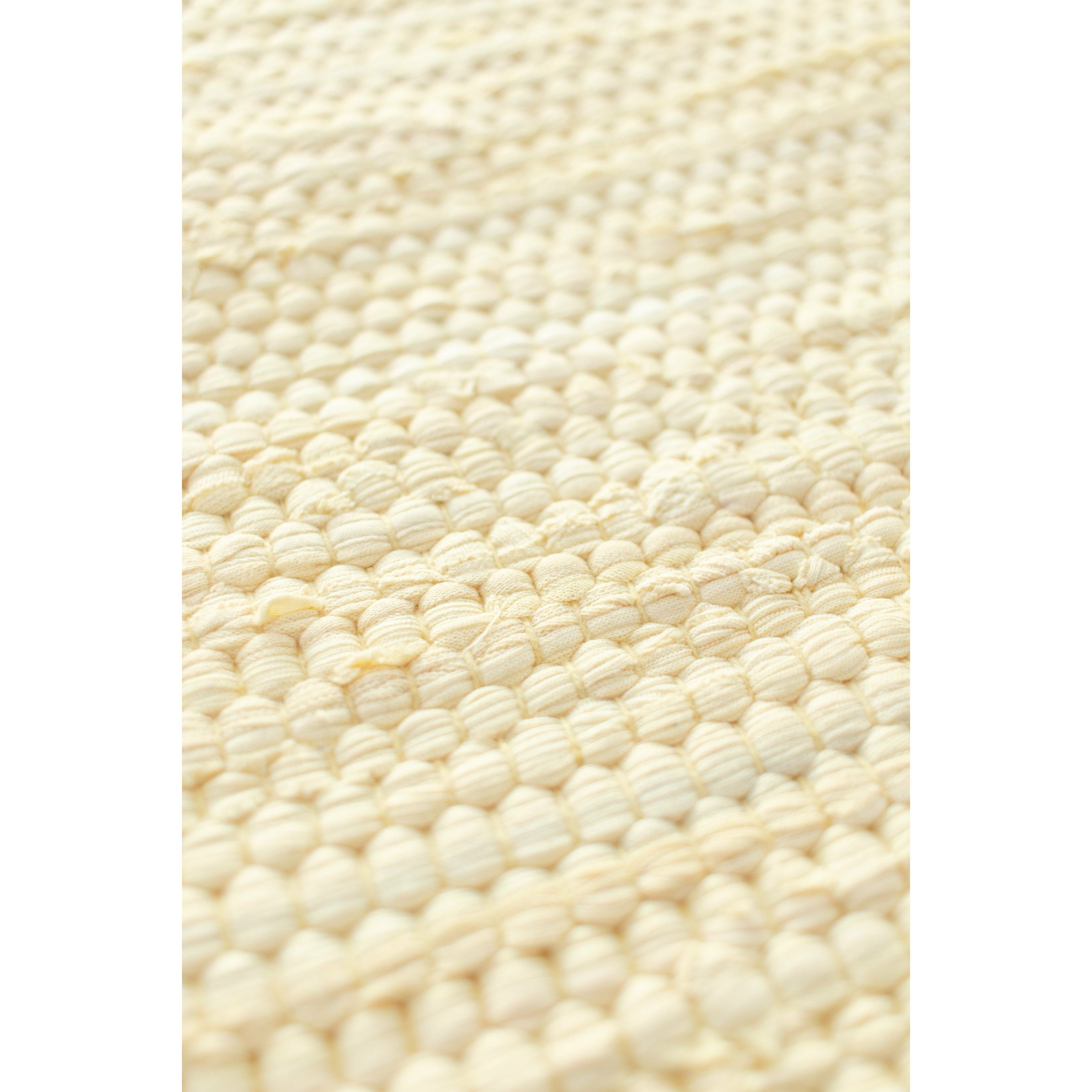 Koberec pevný bavlněný koberec 135x65 cm, citron