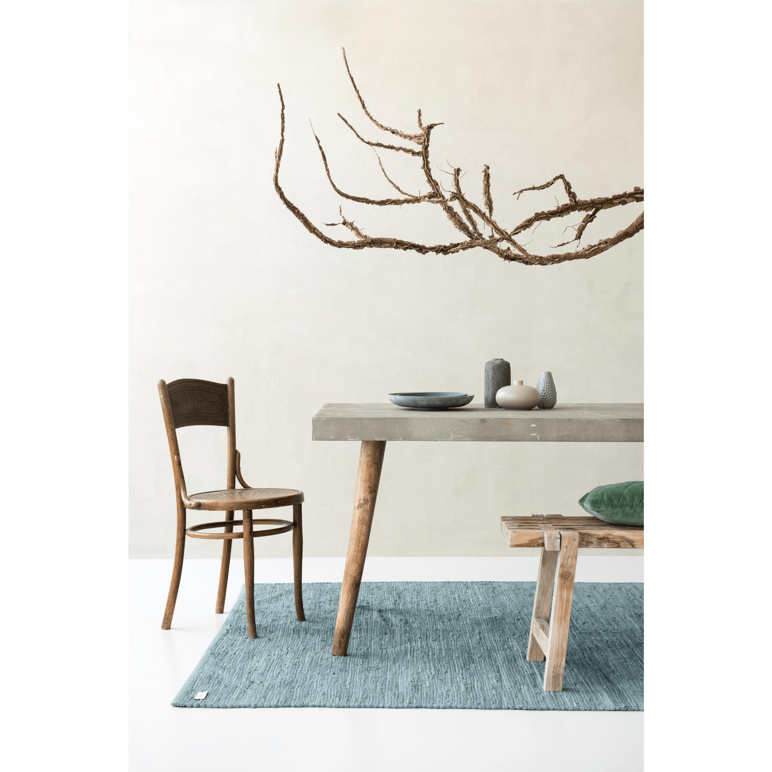 Koberec pevný bavlněný koberec Dusty Jade, 75 x 200 cm