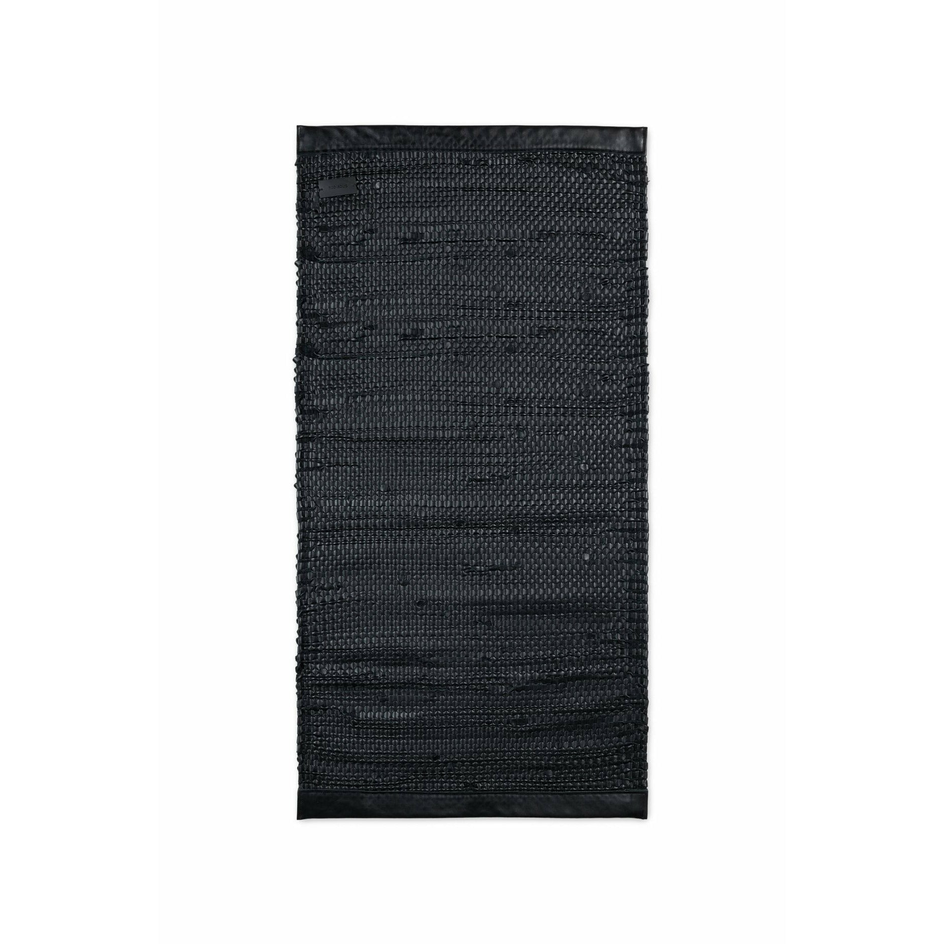 Koberec pevná porto koberec rohož černá, 65 x 135 cm