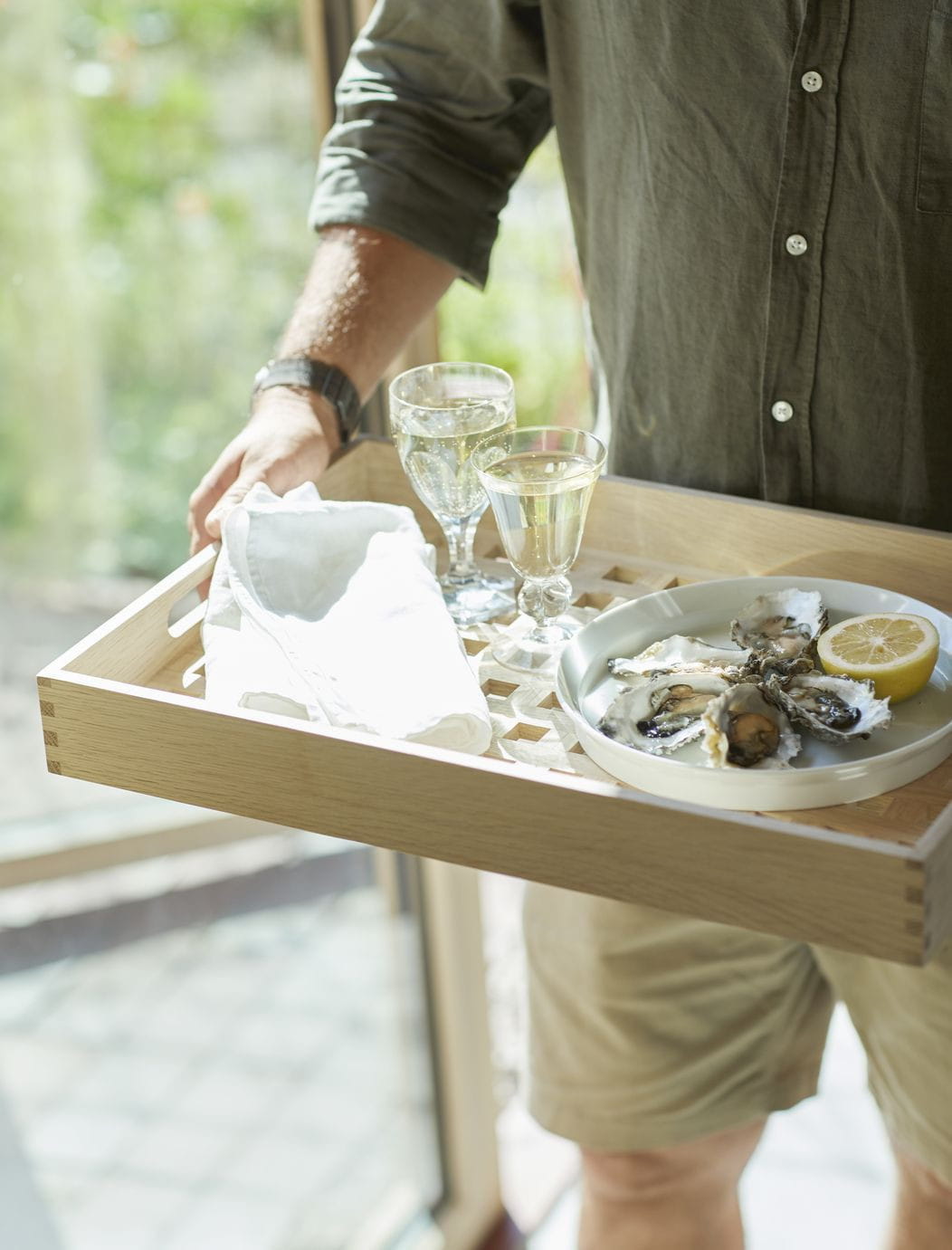 Skagerak Fionia Tray Oak, 52x36 cm