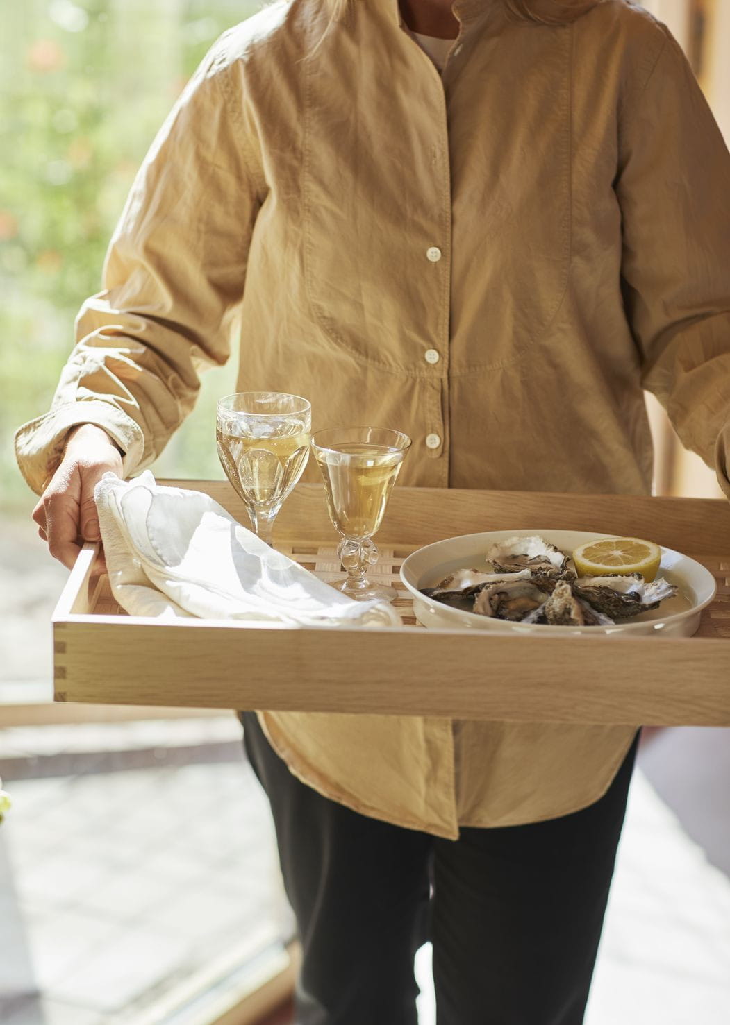 Skagerak Fionia Tray Oak, 52x36 cm