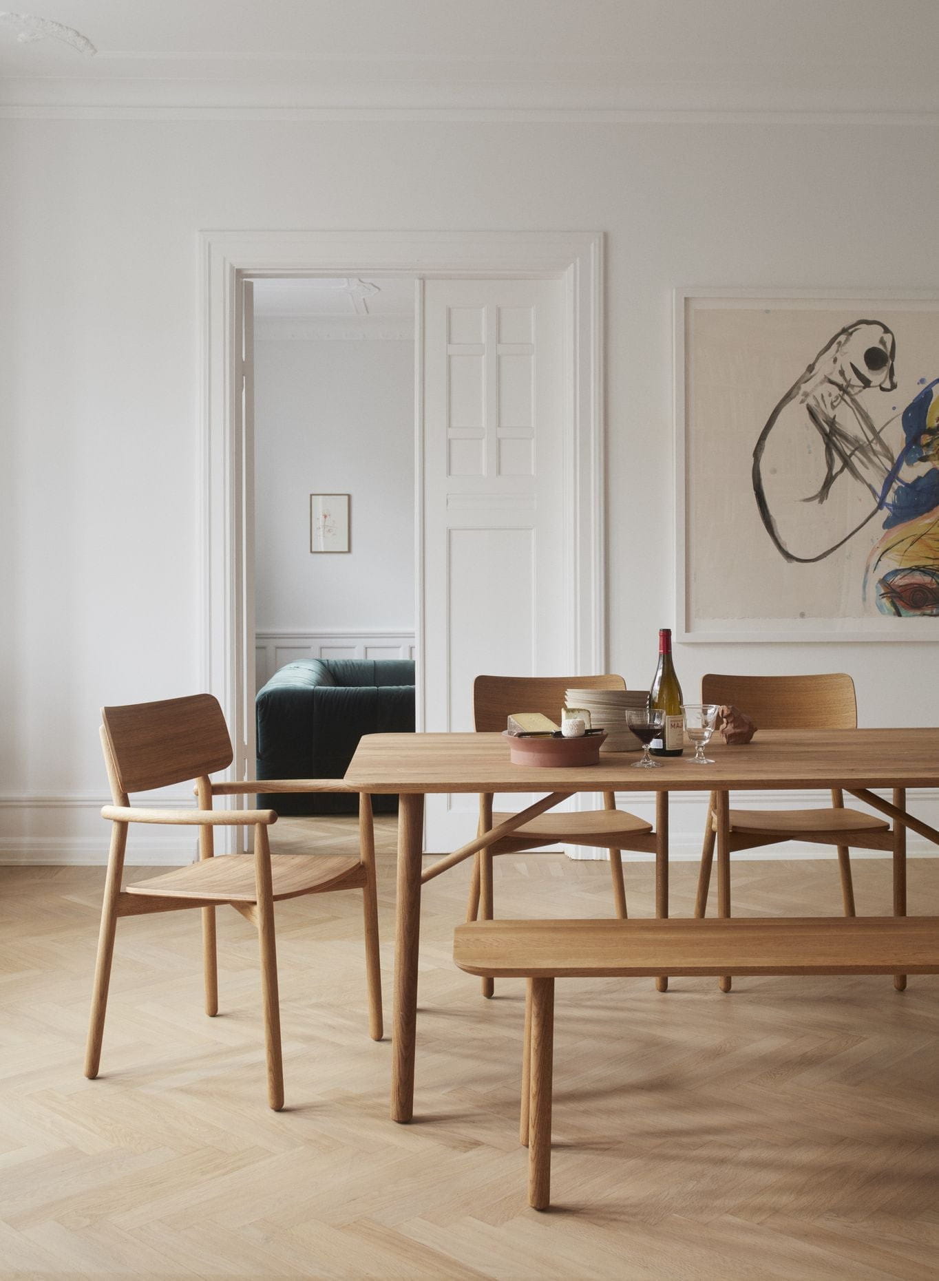 Skagerak Hven Table Oak White Oilled, 190 cm