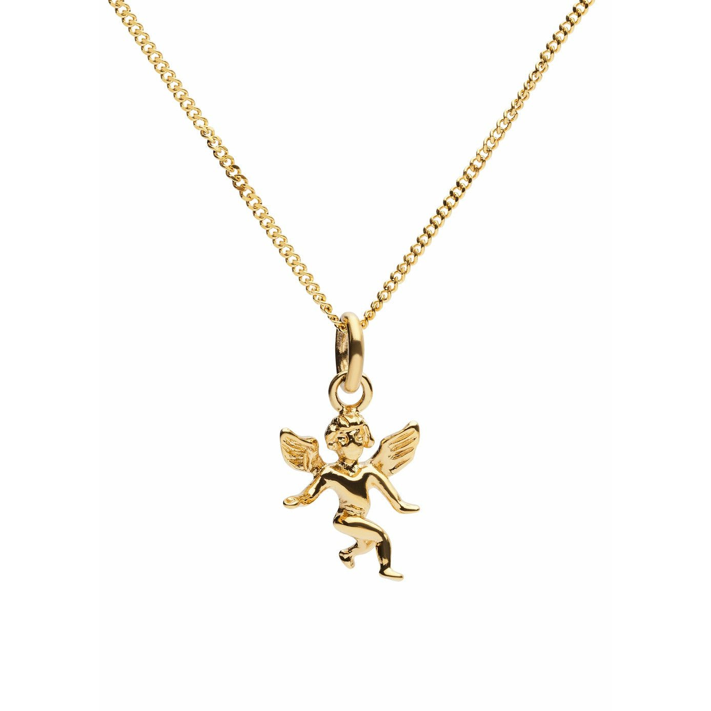 Skultuna Angel Necklace 316 L Steel Gold Plated, ø50 Cm