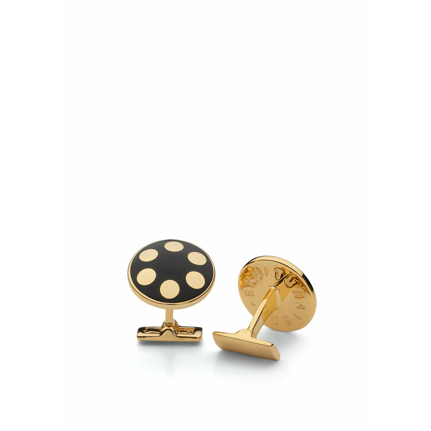 Skultuna Balls manžetové knoflíčky zlaté, Ø1,9 cm