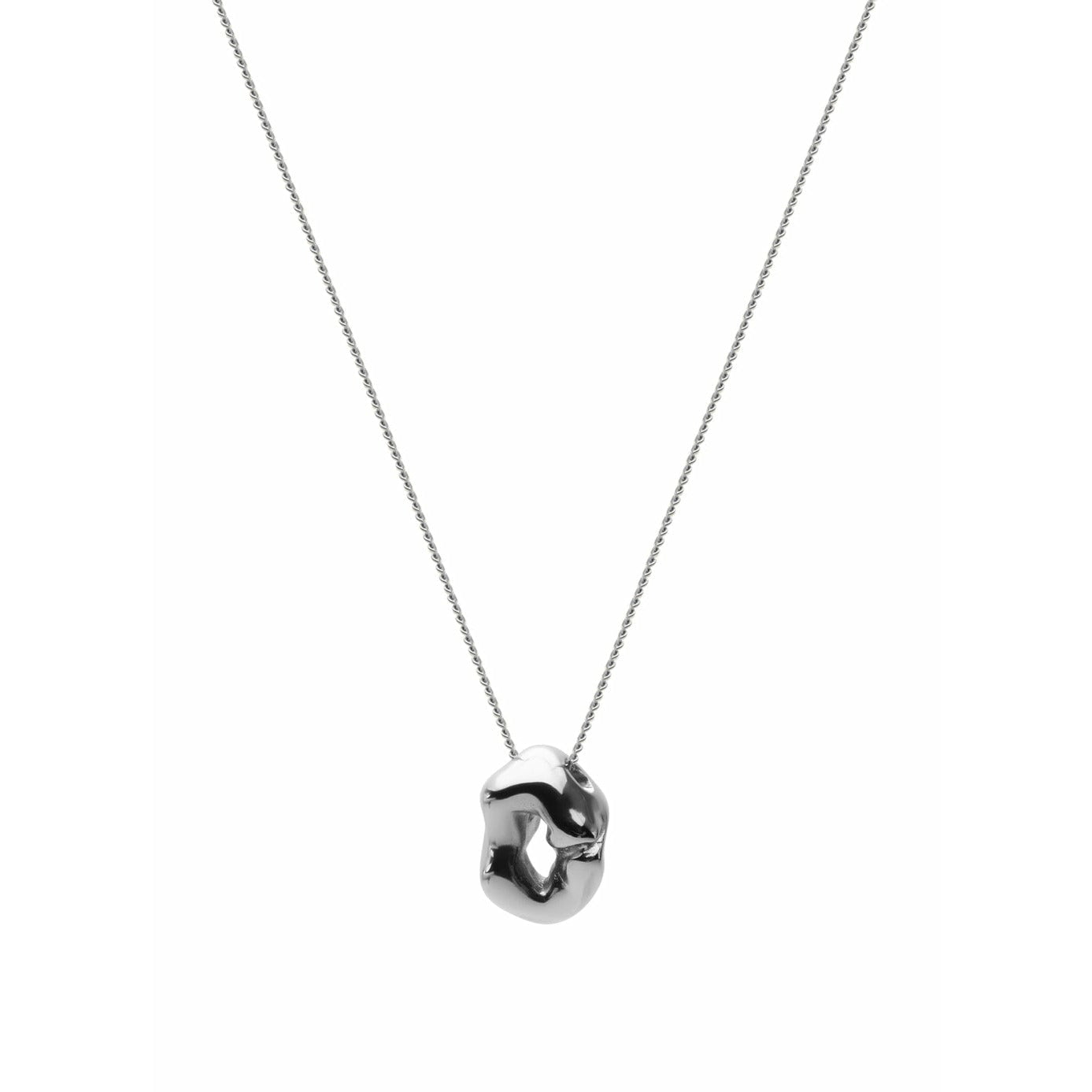 Skultuna Chunky Petit Necklace Polished Steel, ø60 Cm