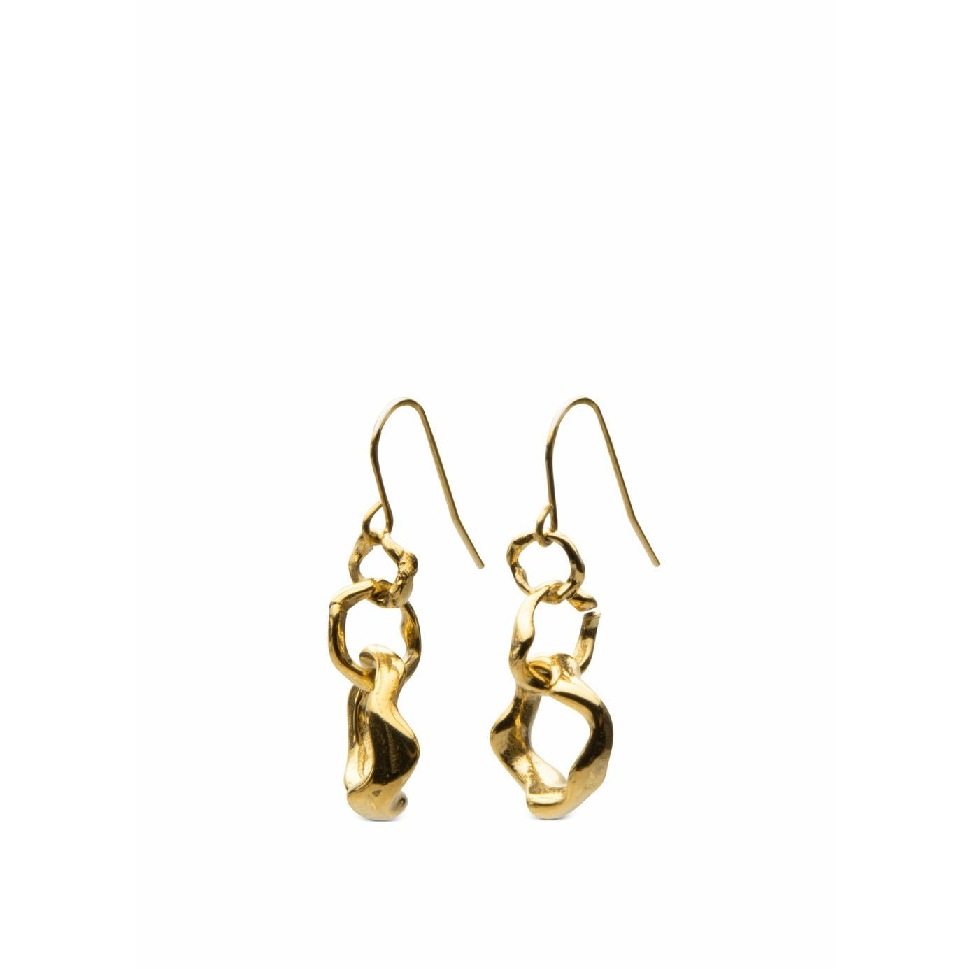 Skultuna Chunky Petit Learrings 316 L Steel Gold, Ø1,5 cm