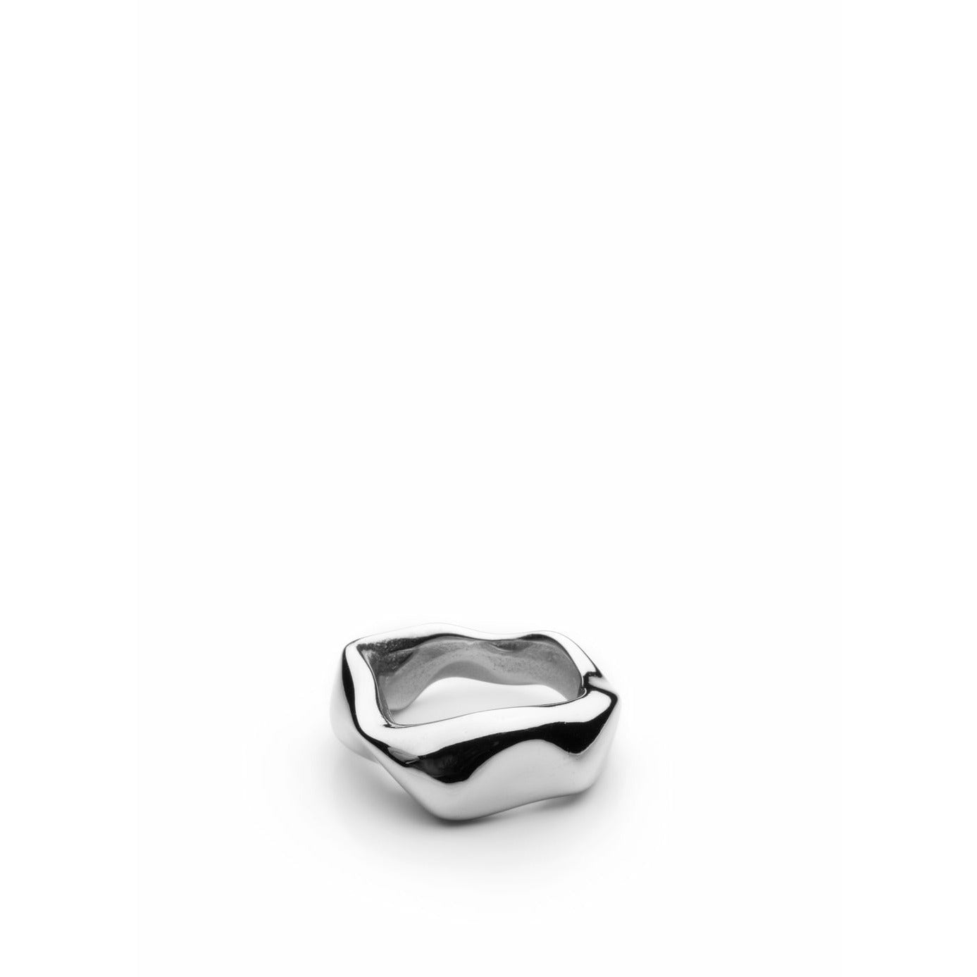 Skultuna robustní drobná prsten Velká leštěná ocel, Ø1,97 cm