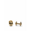 Skultuna Icon Cufflink Model X 316 L Gold Plated Steel, ø1,1 Cm