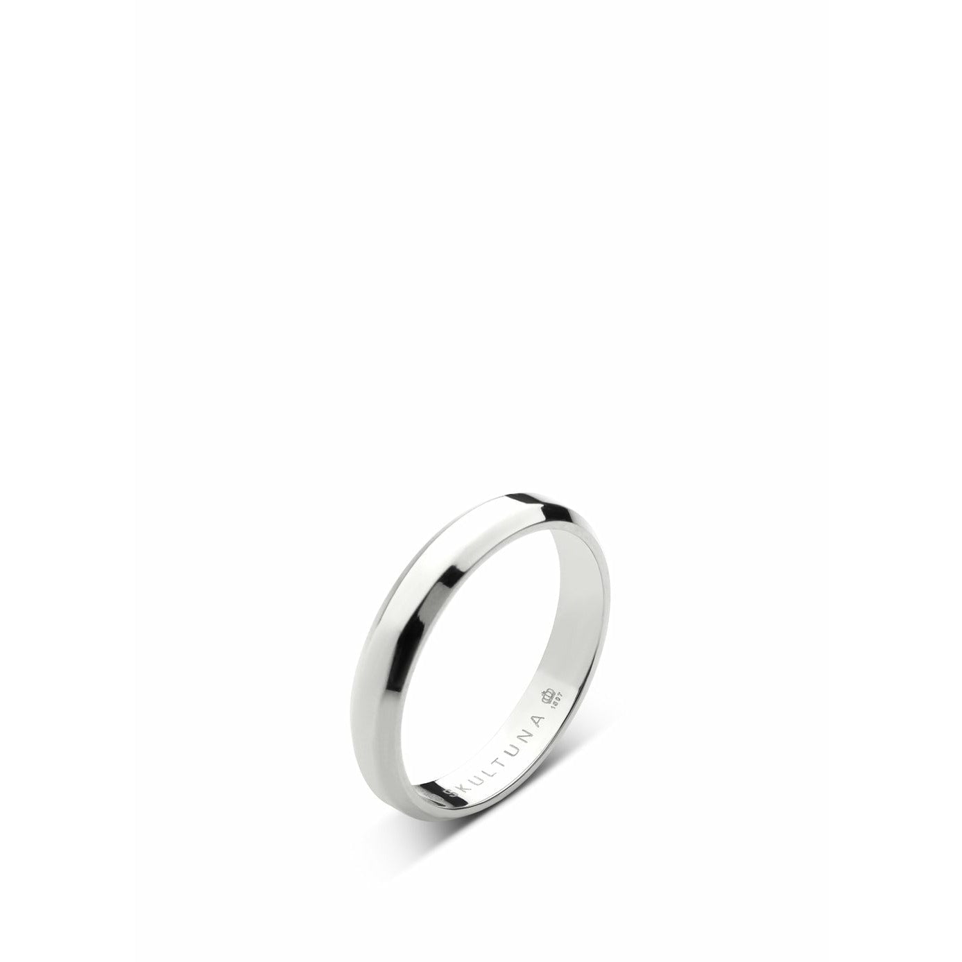 Skultuna ikonová prsten střední leštěná ocel, Ø1,81 cm
