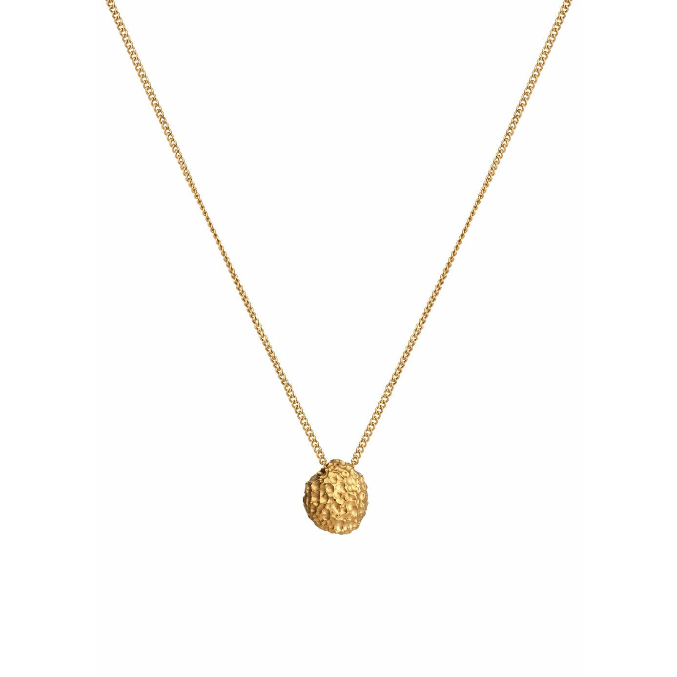Náhrdelník Skultuna neprůhledný náhrdelník 316 L ocelové zlaté Ø60 75 cm, Matt Gold