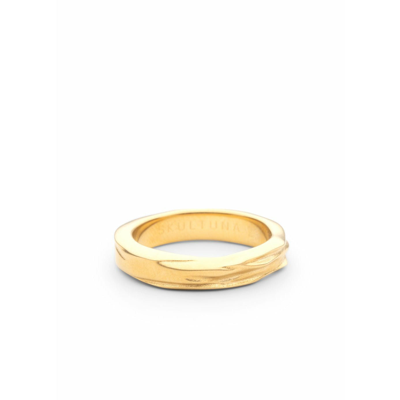 Skultuna neprůhledné objekty prsteny malého matného zlata, Ø1,6 cm
