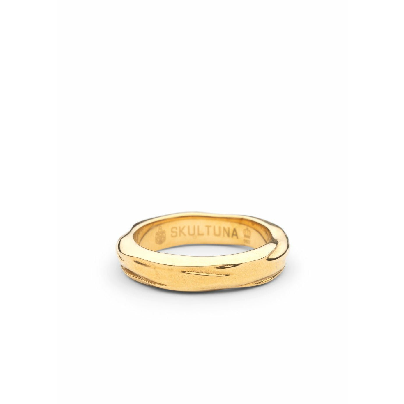 Skultuna neprůhledné objekty prsteny střední zlato, Ø1,81 cm
