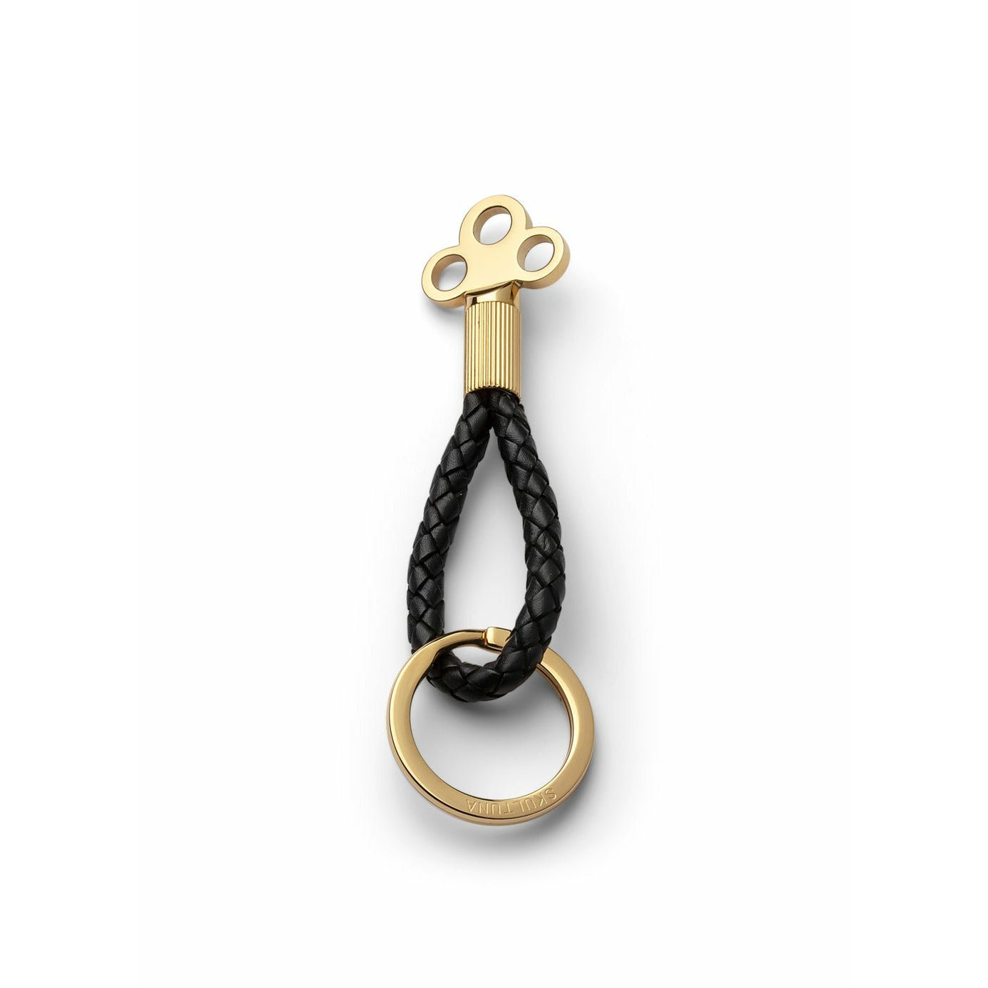 Skultuna Key Holder L 9 Cm, Black Gold