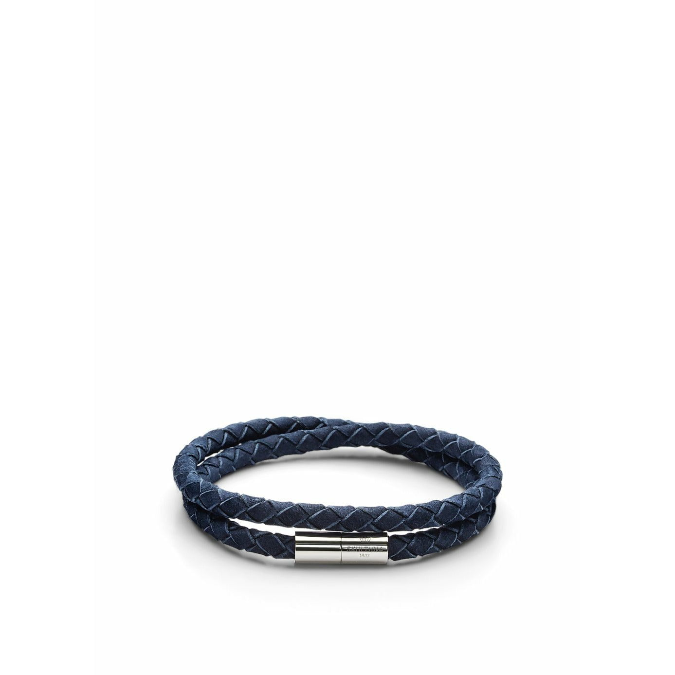 Skultuna The Suede Bracelet velký Ø18,5 cm, modrá