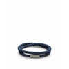 Skultuna The Suede Bracelet velký Ø18,5 cm, modrá