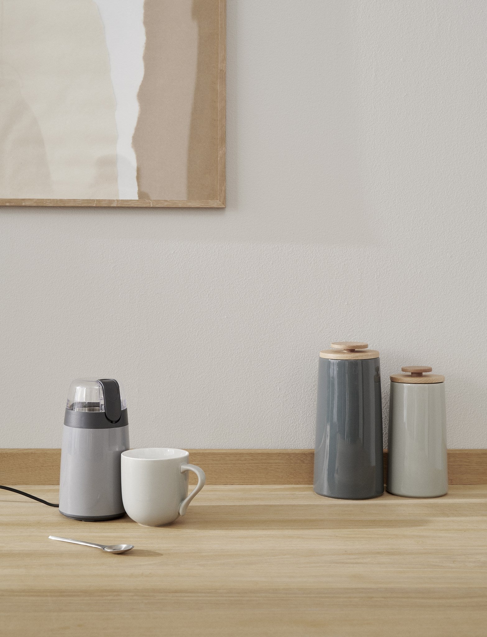 Stelton Emma Mug Set Of 2 0,3 L, Grey