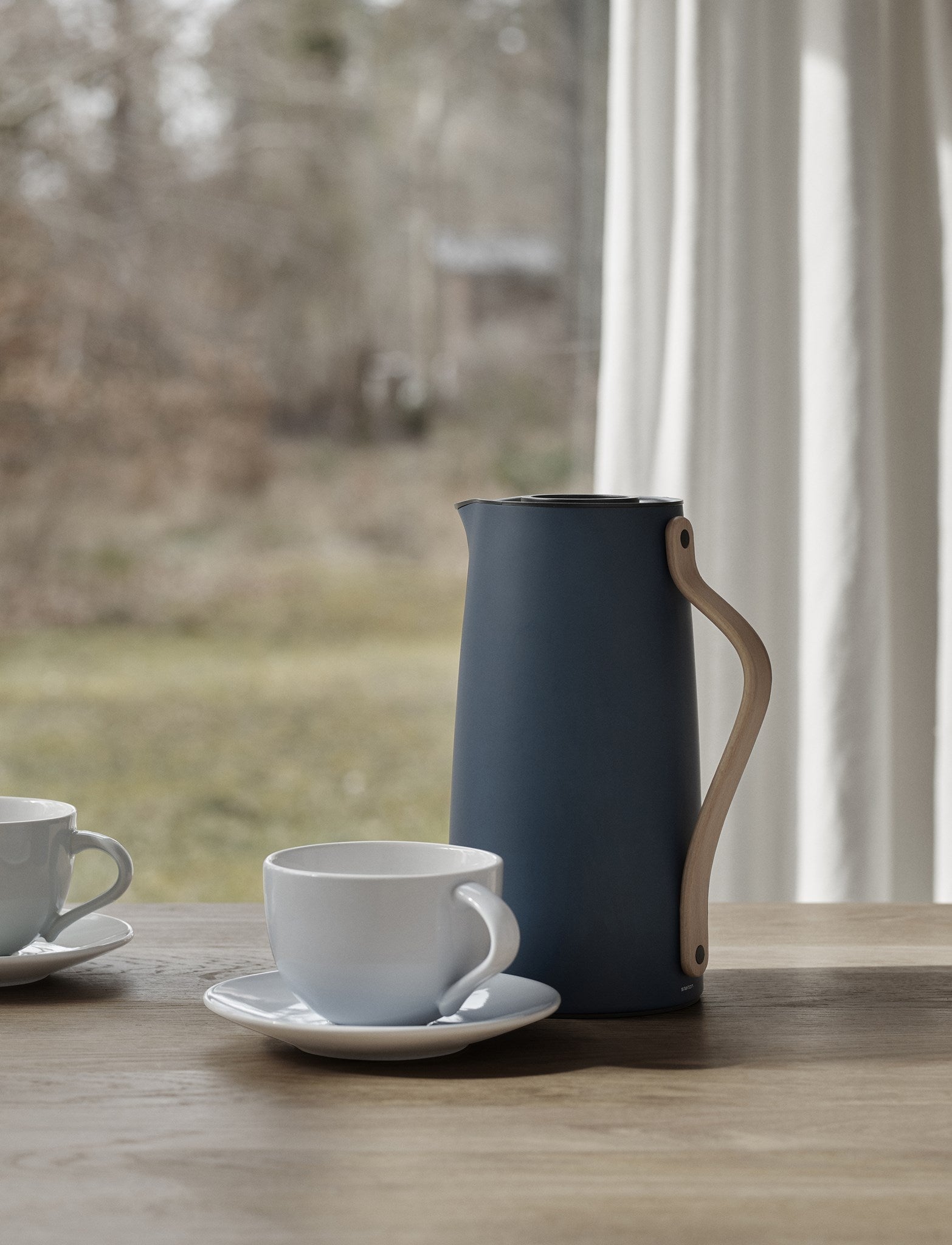 Stelton Emma Vacuum Jug Coffee 1,2 L, Dunkeblau