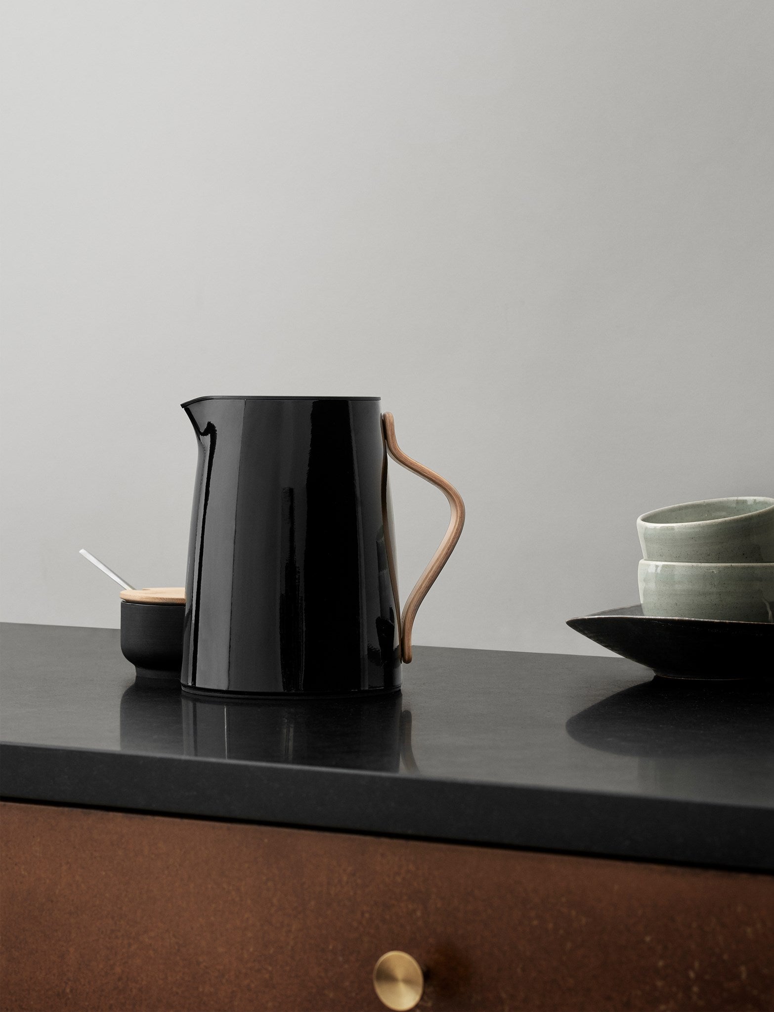 Stelton Emma Vacuum Pot Tea 1 L, černá