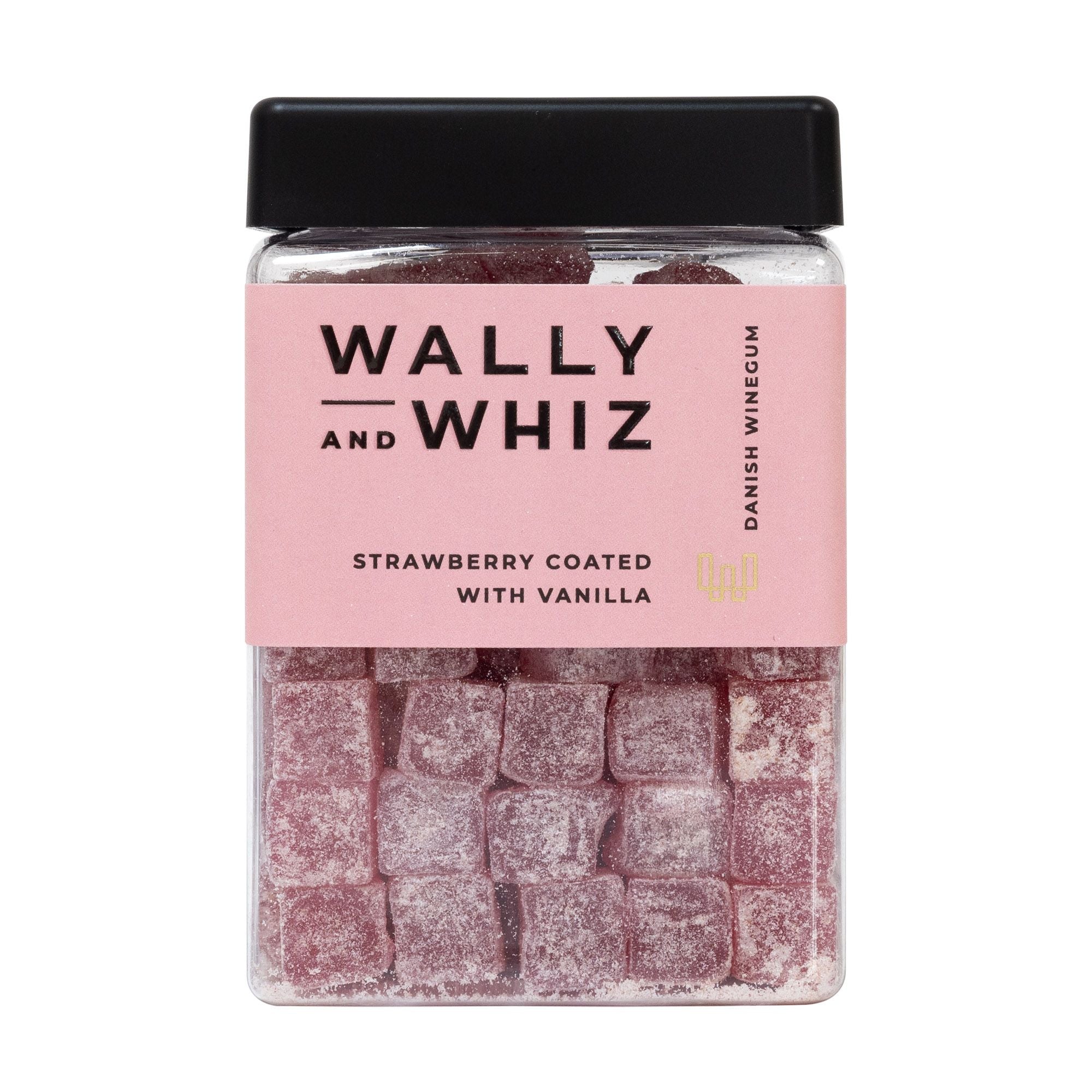 Wally a Whiz Summer Wine Gum Cube, Strawberry s vanilkou, 240 g