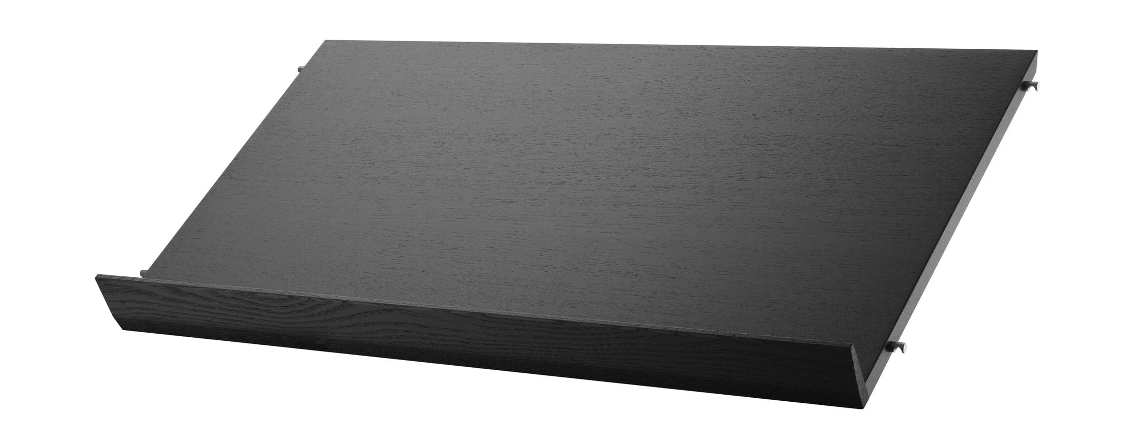 String Furniture String System System Magazine Tray Wood černá popel, 30x78 cm
